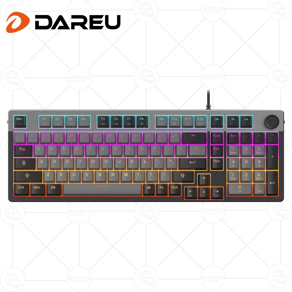 Bàn Phím Cơ DareU EK98L Grey Black - Dream Switch