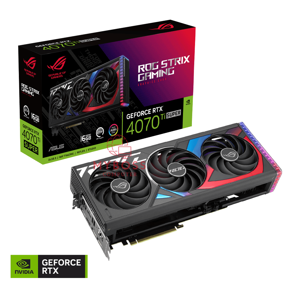 VGA ASUS ROG Strix RTX 4070 Ti SUPER 16GB GDDR6X