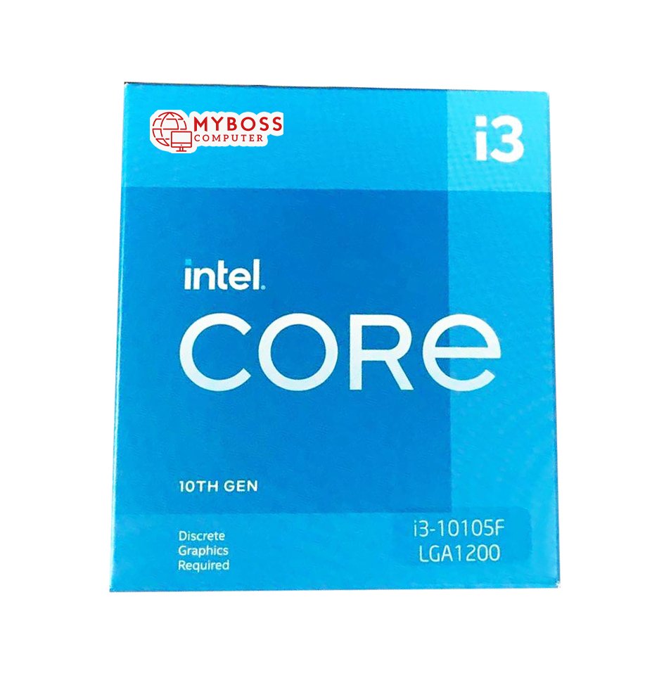 CPU Intel Core i3-10105F (6M Cache, 3.70 GHz up to 4.40 GHz, 4C8T, Socket 1200) BOX
