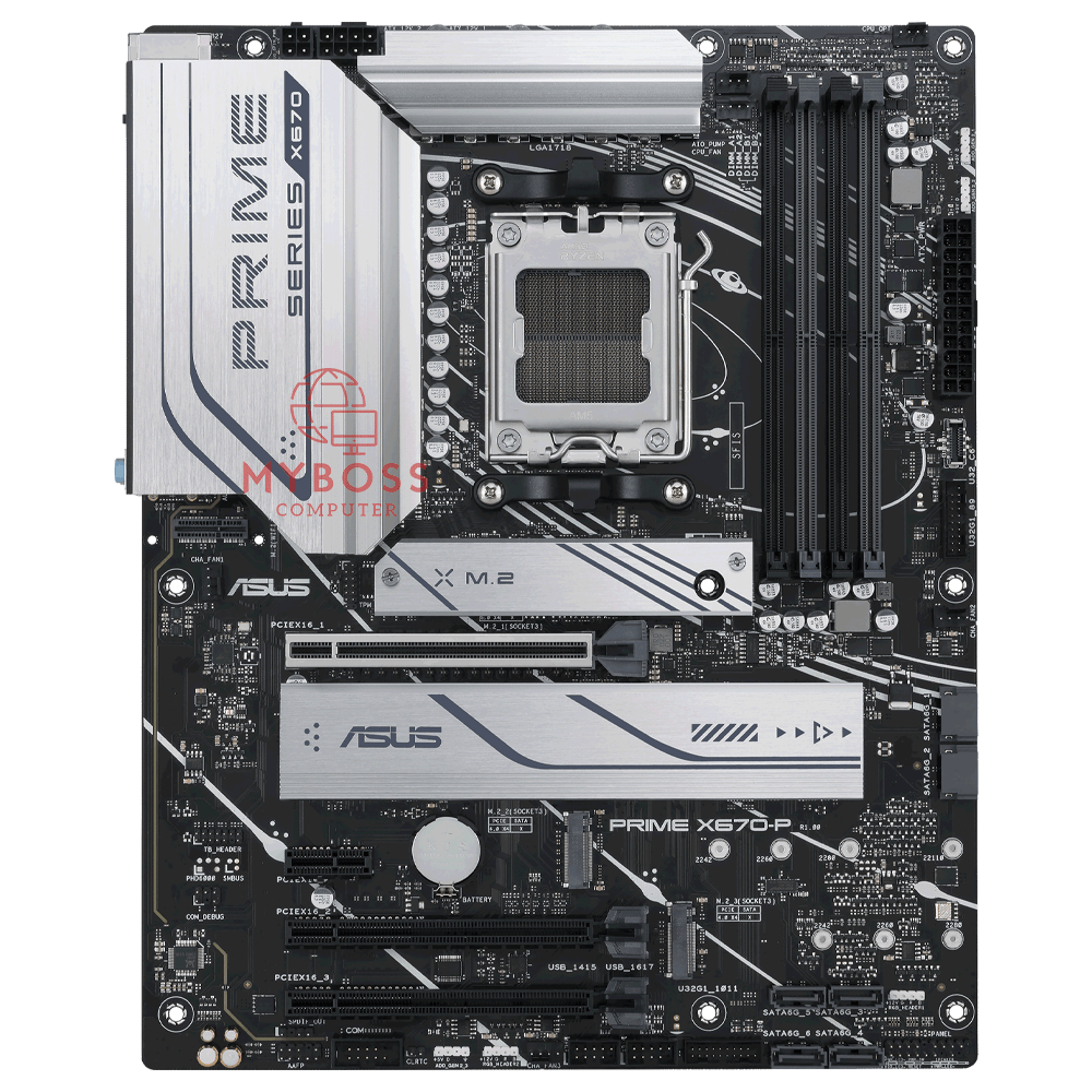 Mainboard ASUS PRIME X670-P CSM (AMD X670, Socket AM5, ATX, 4 khe RAM DDR5)