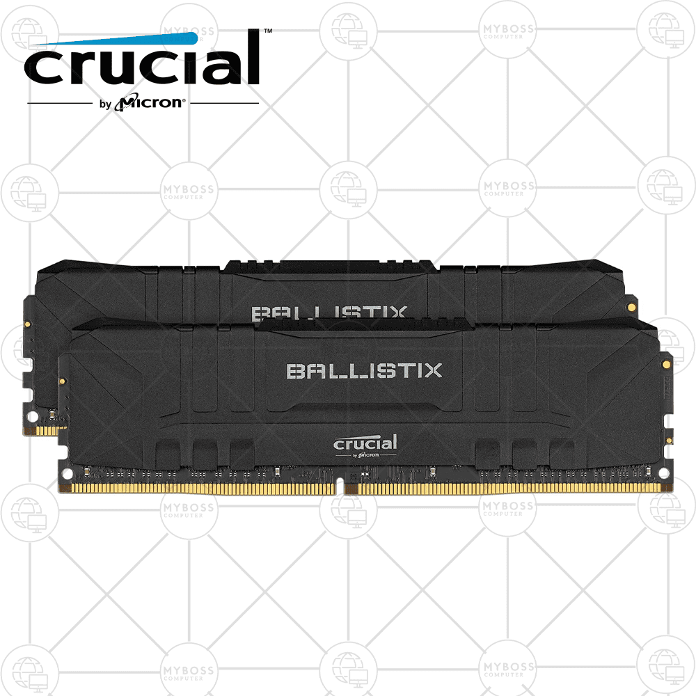 RAM Crucial Ballistix 16GB (8GB*2) DDR4 3200mhz - Black