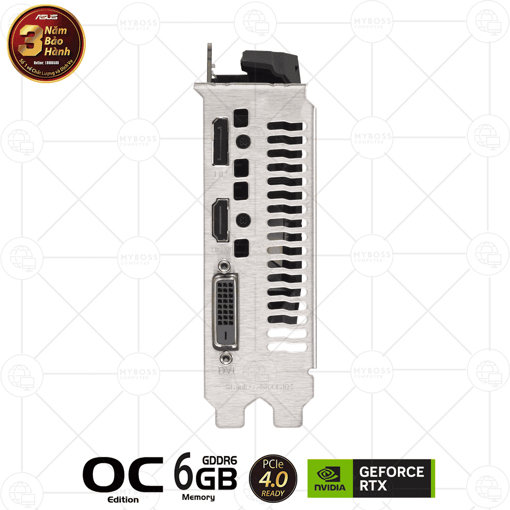 VGA ASUS DUAL RTX 3050 OC Edition 6GB GDDR6
