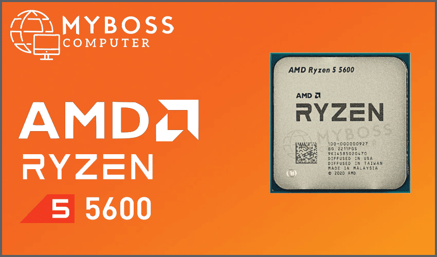 CPU AMD Ryzen 5 5600 Tray (Boost 4.4GHz, 32MB Cache, 6 Nhân 12 Luồng, 65W, Socket AM4)