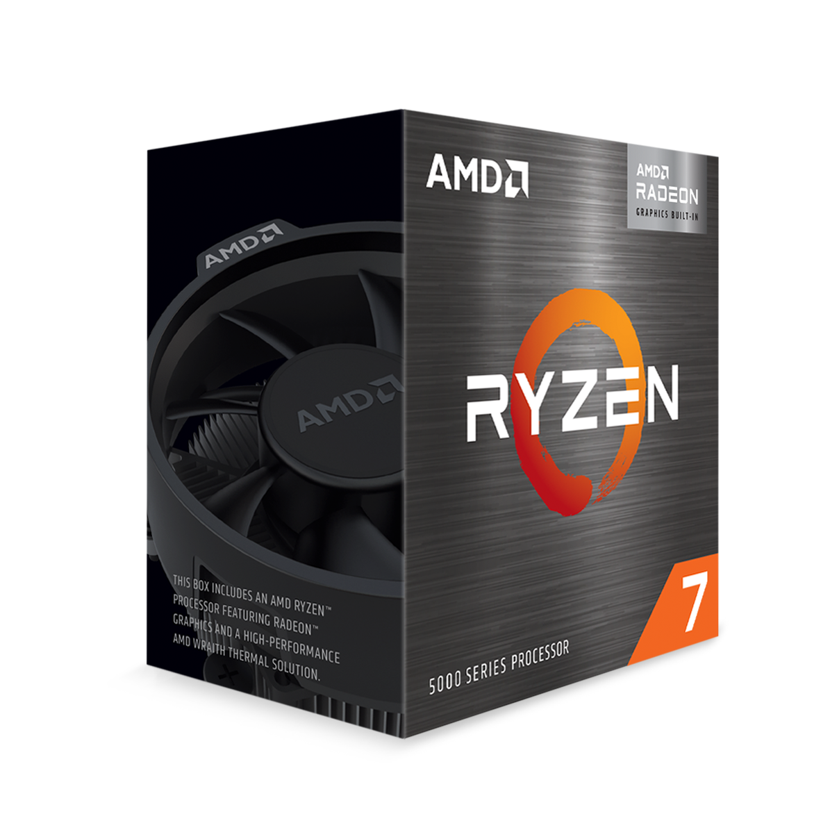 CPU AMD Ryzen 7 5700G (3.8GHz Boost 4.6GHz, 8 Nhân 16 Luồng, 16MB Cache, TDP 65W)
