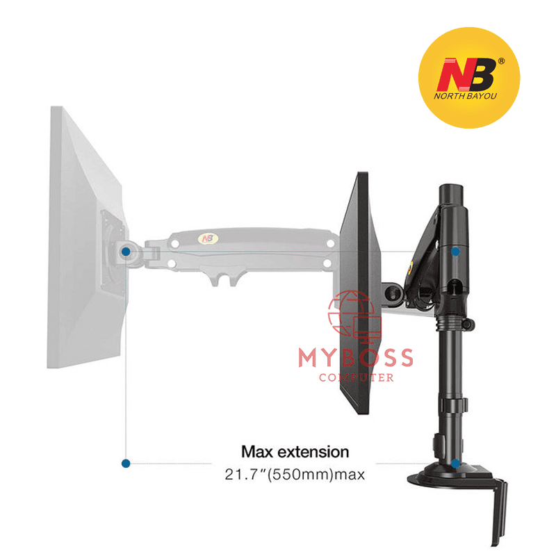 Giá Đỡ Màn Hình Arm North Bayou NB-H100 (22-35 Inch)