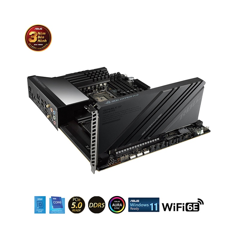 Mainboard ASUS ROG MAXIMUS Z690 HERO WIFI (Intel Z690, Socket 1700, ATX, 4 khe Ram DDR5)