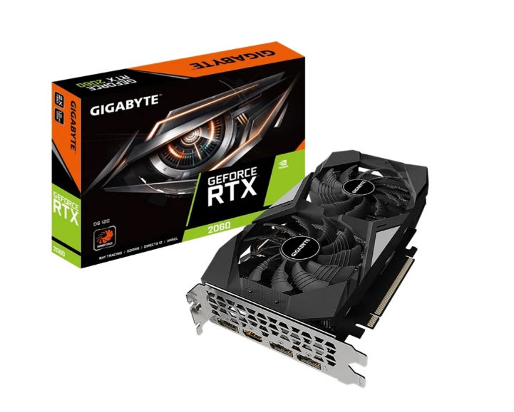 VGA GIGABYTE GeForce RTX 2060 6GD DDR6 (N2060D6-6GD)