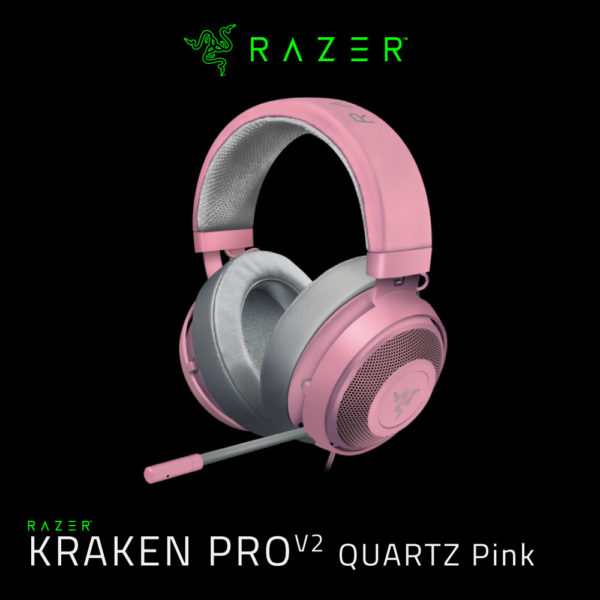 Tai nghe RAZER KRAKEN PRO V2 - Quartz Pink Edition