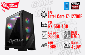 Bộ PC I7-12700F/ RAM 16G/ SSD Nvme 256G/ VGA RX 550 4GB