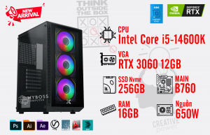 Bộ PC I5-14600K/ Ram 16G/ SSD Nvme 256G/ VGA RTX 3060 12GB