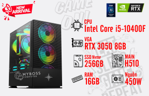 Bộ PC I5-10400F/ RAM 16GB/ SSD Nvme 256GB/ VGA RTX 3050 8GB