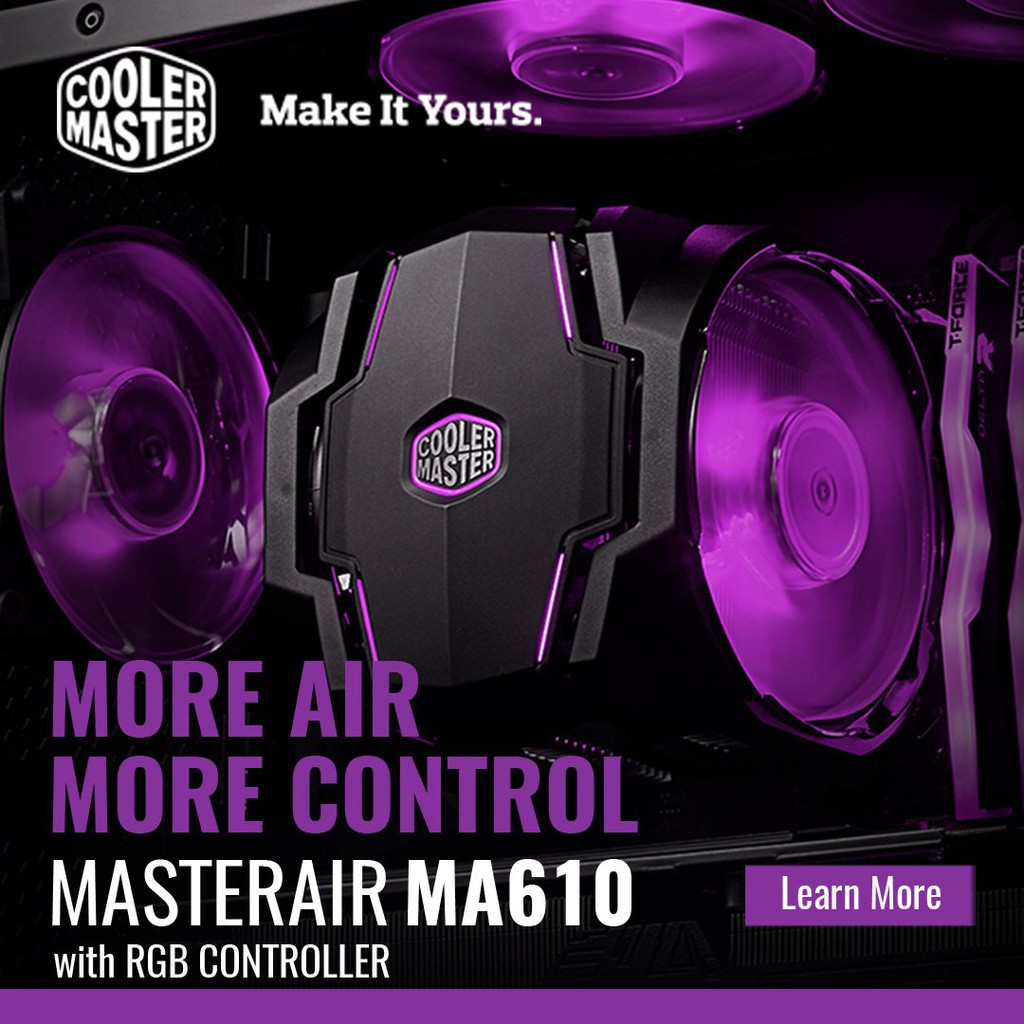 Tản nhiệt CPU Cooler Master MasterAir 610P RGB