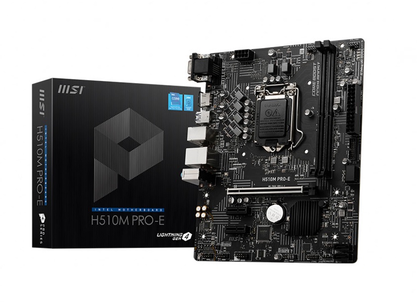 Mainboard MSI H510M PRO-E (Intel H510, Socket 1200, mATX, 2 khe Ram DDR4)