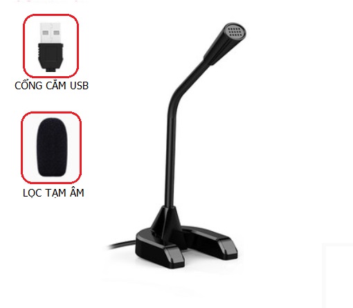 Mic đàm thoại AMOI/ USB/ Có lọc tập âm