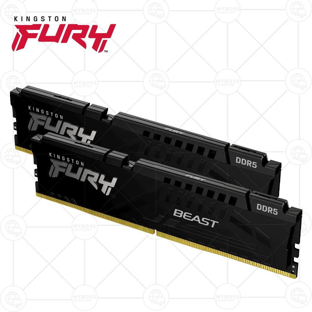 RAM Kingston Fury Beast 32GB (16GB*2) DDR5 5600MHz - Black