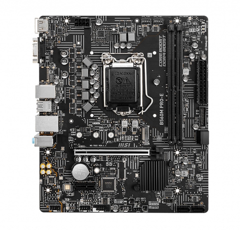 Mainboard MSI B560M PRO-E (Intel B560, Socket 1200, ATX, 2 khe Ram DDR4)