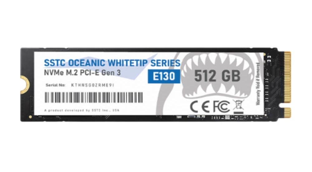 SSD SSTC HAMMERHEAD E130 512GB M.2 NVMe PCI-e Gen3x4