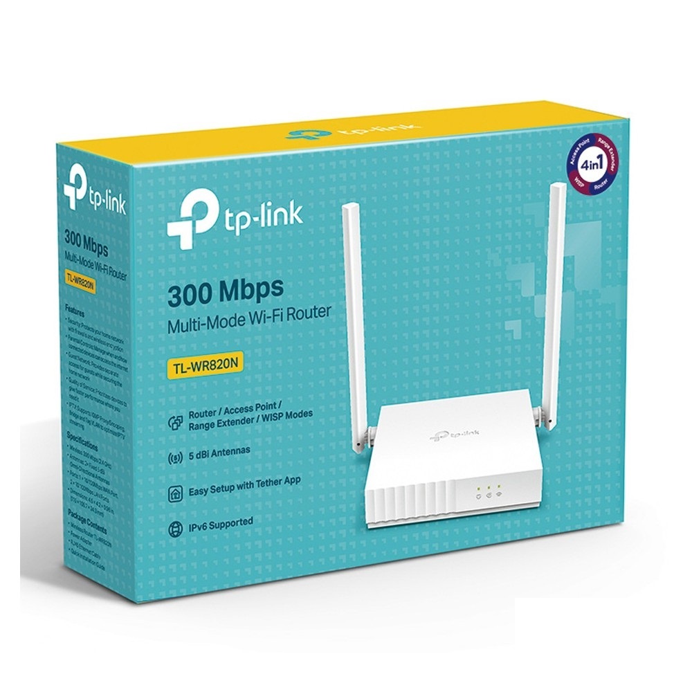 Bộ phát Wi-Fi Chuẩn N Tốc Độ 300Mbps TP LINK TL WR820N-V2