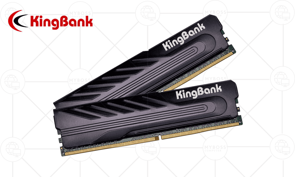 RAM Kingbank 32GB (16GB*2) DDR4 3200MHz Kẹp Tản - Black