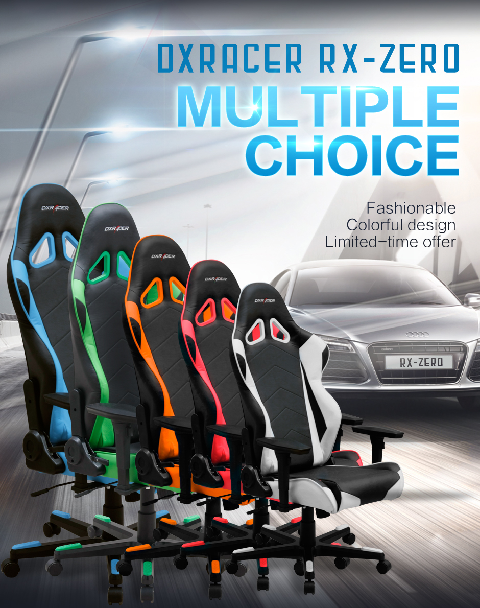 DXRACER RACING RF0 BLUE/GREEN/RED