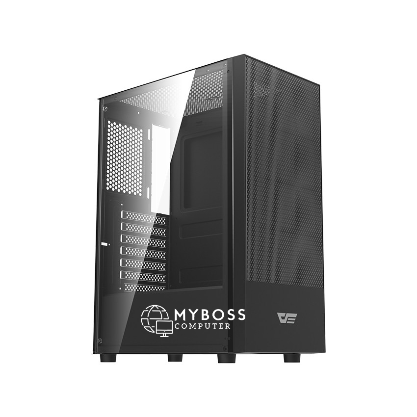 Vỏ Case DarkFlash A290 TG - Black (tặng 3 fan led RGB)