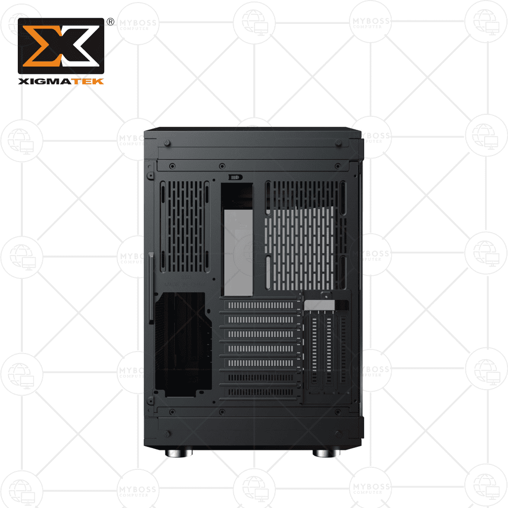 Vỏ Case XIGMATEK ALPHA CUBI - Black (Tặng 3 Fan RGB)