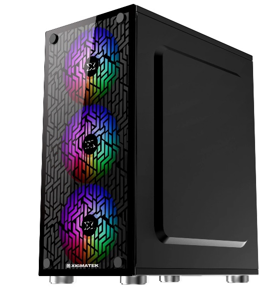 Vỏ Case XIGMATEK NYX 3F RGB - Tặng 3 Fan Led RGB