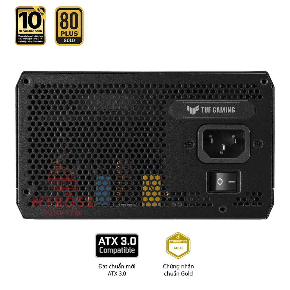 Nguồn ASUS TUF GAMING 850W - 80 Plus Gold (PCI Gen 5.0 - Full Modular)