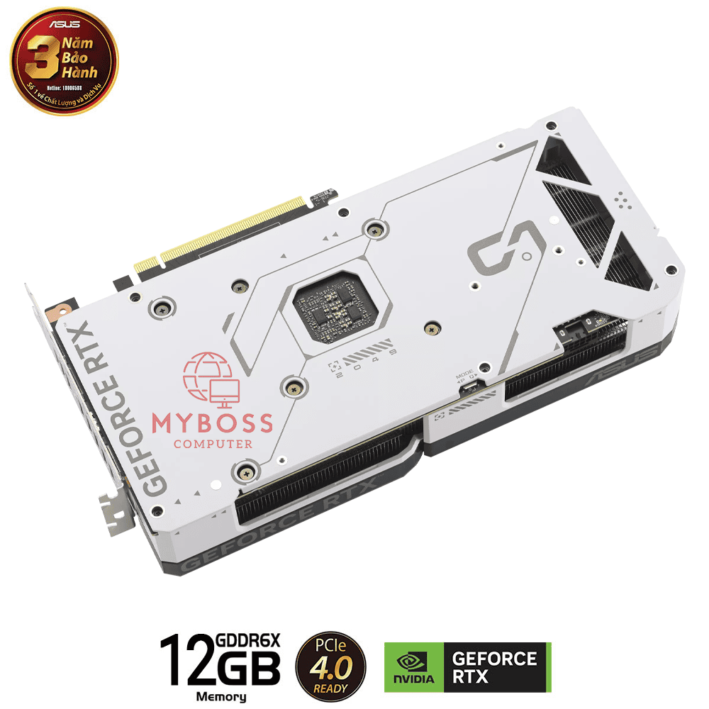 VGA ASUS DUAL RTX 4070 SUPER White Edition 12GB GDDR6X