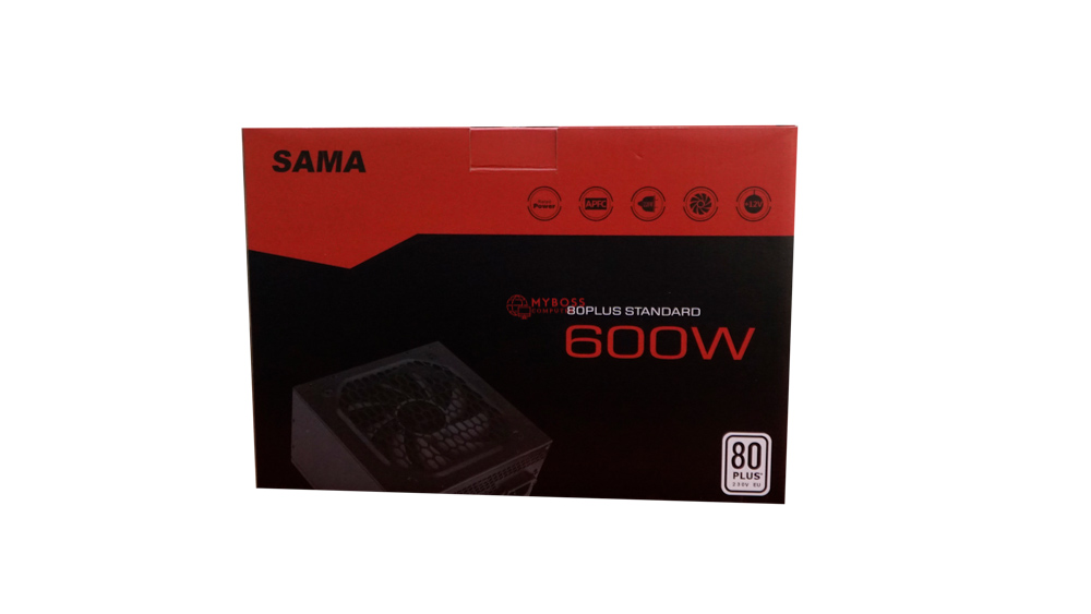 Nguồn máy tính SAMA GTX-600W - 80 Plus
