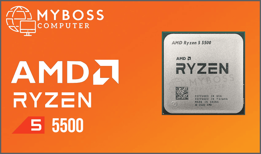 CPU AMD Ryzen 5 5500 (Boost 4.2GHz, 19M Cache, 6 Nhân 12 Luồng, 65W, Socket AM4)/ TRAY