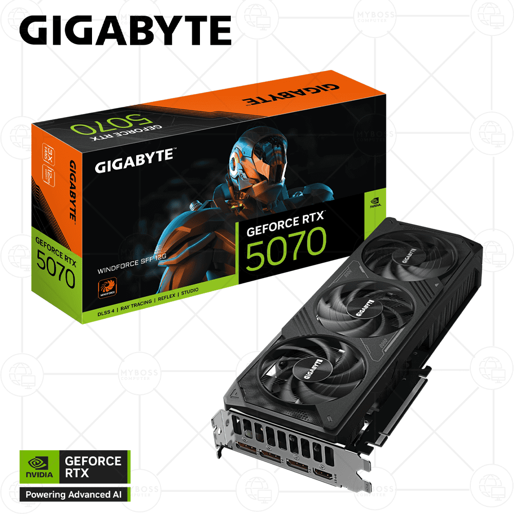 VGA GIGABYTE RTX 5070 WINDFORCE SFF 12G
