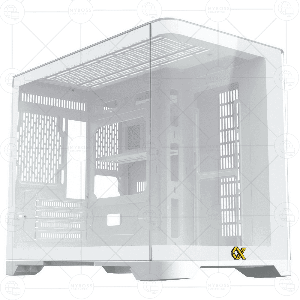 Vỏ Case XIGMATEK ALPHA - PANO M ARTIC - White (Tặng 3 Fan RGB)