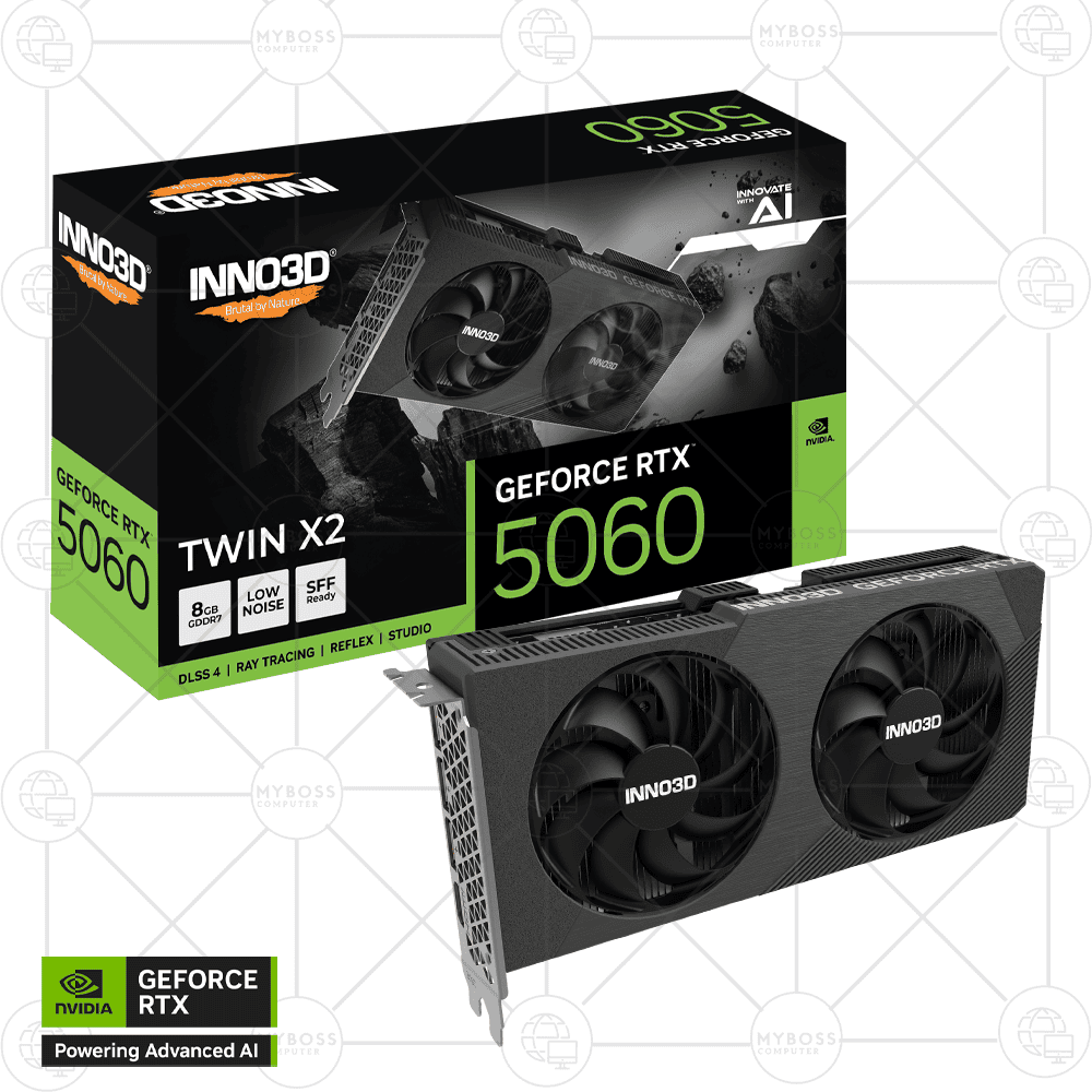 VGA INNO3D GeForce RTX™ 5060 TWIN X2 8GB GDDR7