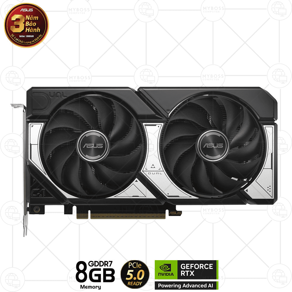 VGA ASUS DUAL RTX 5060 Ti 8GB GDDR7
