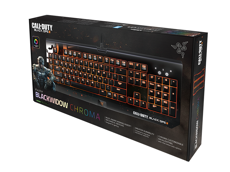 Bàn phím cơ Razer Blackwidow Chroma Call of Duty: Black Ops 3 Edition
