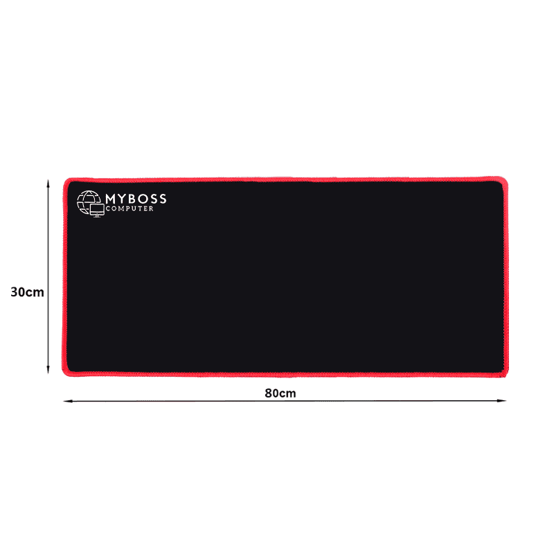 Bàn Di Chuột Màu Đen Viền Đỏ KT 800 x 300 x 3mm