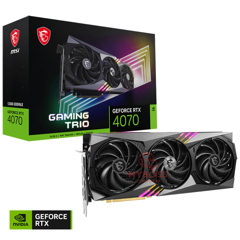 VGA MSI RTX 4070 GAMING TRIO 12G