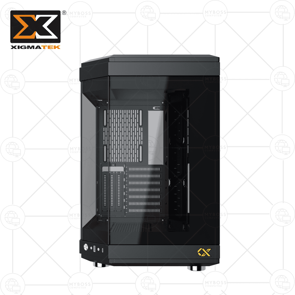 Vỏ Case XIGMATEK ALPHA CUBI - Black (Tặng 3 Fan RGB)