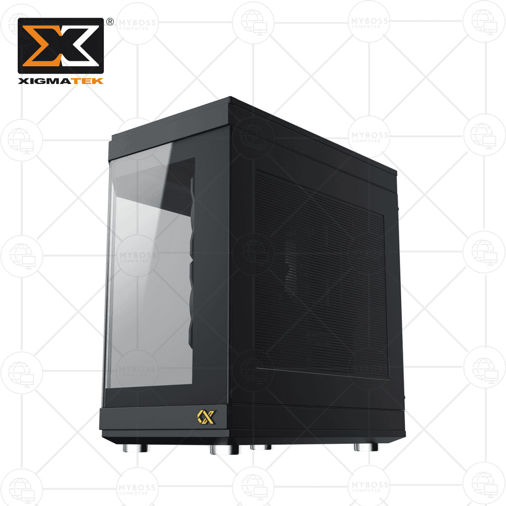 Vỏ Case XIGMATEK ALPHA CUBI - Black (Tặng 3 Fan RGB)