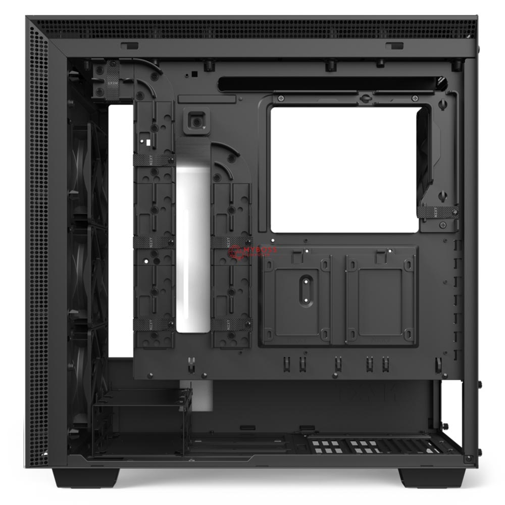 Vỏ Case NZXT H710 Matte White - Trắng Đen 