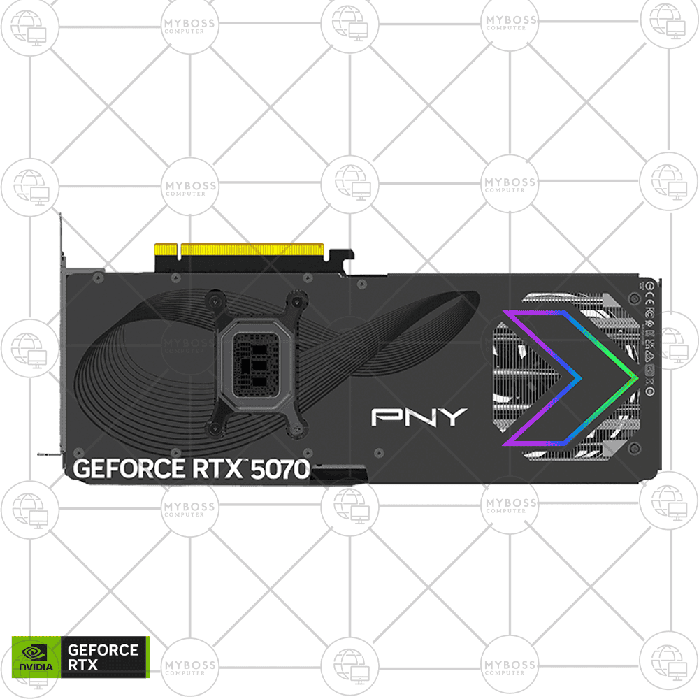 VGA PNY RTX 5070 12GB ARGB EPIC-X Overclocked Triple Fan
