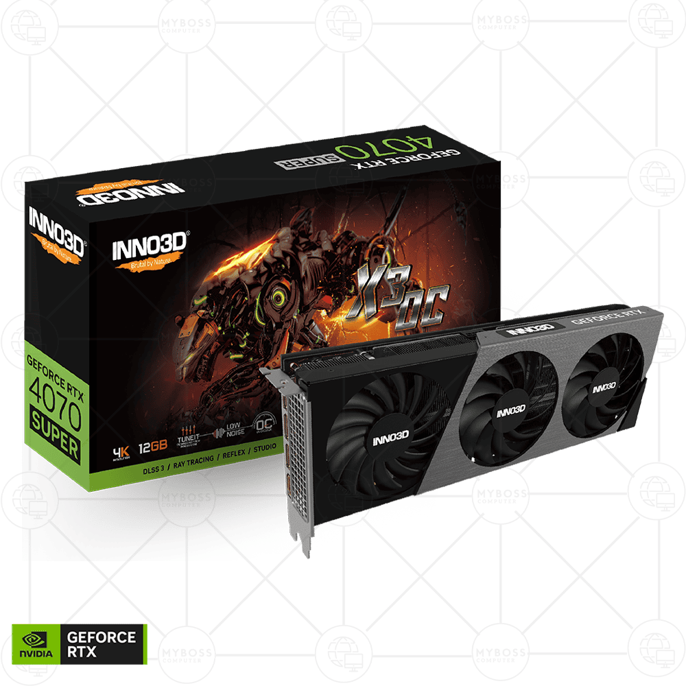 VGA INNO3D GeForce RTX™ 4070 SUPER X3 OC 12GB