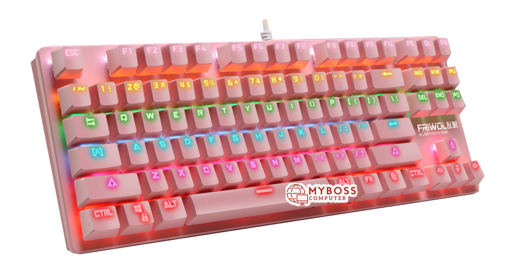 Bàn phím cơ Bàn FRIWOL C-50 - TKL/ Pink Blue Sw