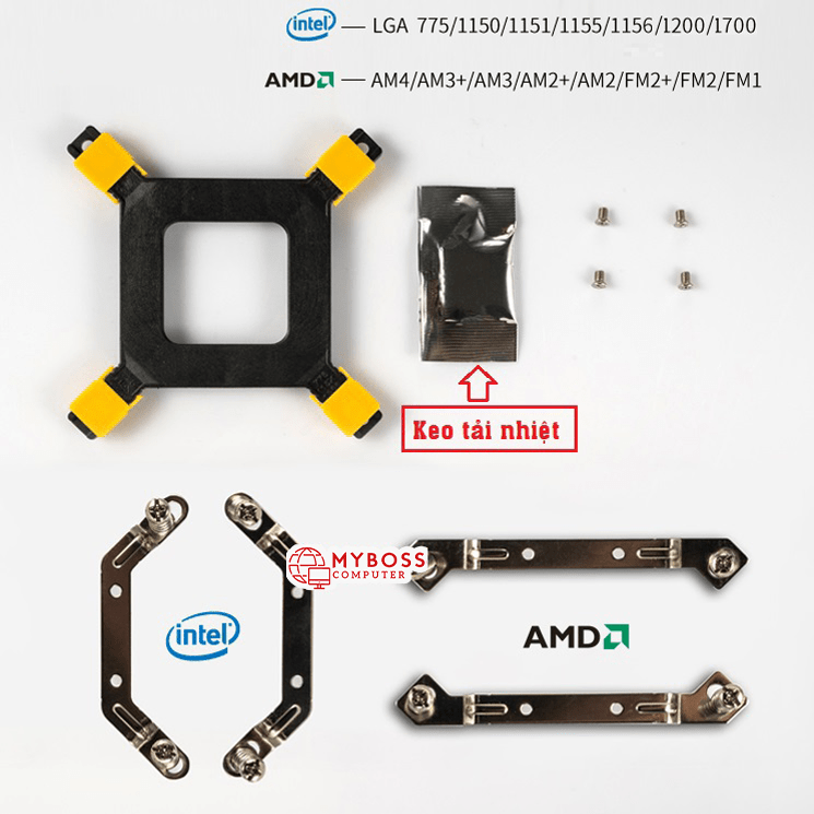 Tản nhiệt khí CPU Jonsbo CR-1000 RGB - Hỗ trợ socket 1700