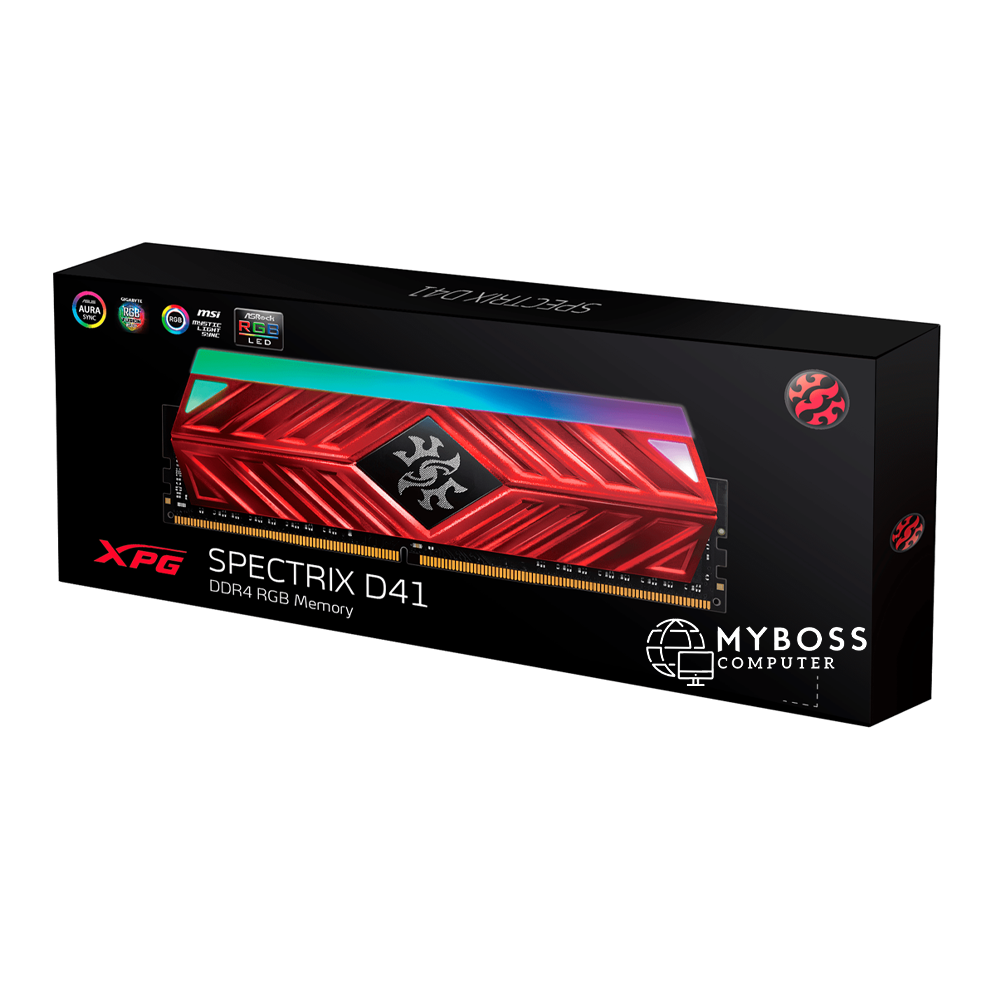 RAM Adata SPECTRIX XPG D41 16G DDR4 3200Mhz RGB  - RED
