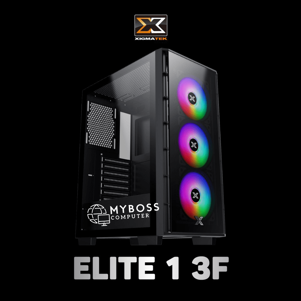Vỏ Case XIGMATEK ELITE 1 3F (Tặng 3 Fan Led RGB)