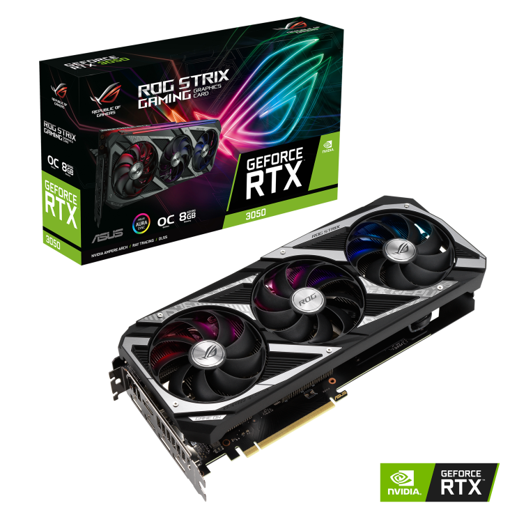 VGA ASUS ROG STRIX RTX 3050 OC Edition 8G