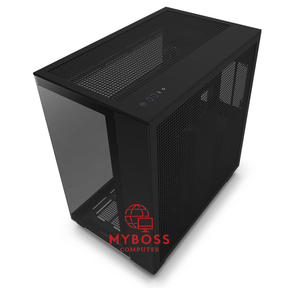 Vỏ Case NZXT H9 Flow - Black/ Được Lắp Sẵn 4 Fan Ko Led