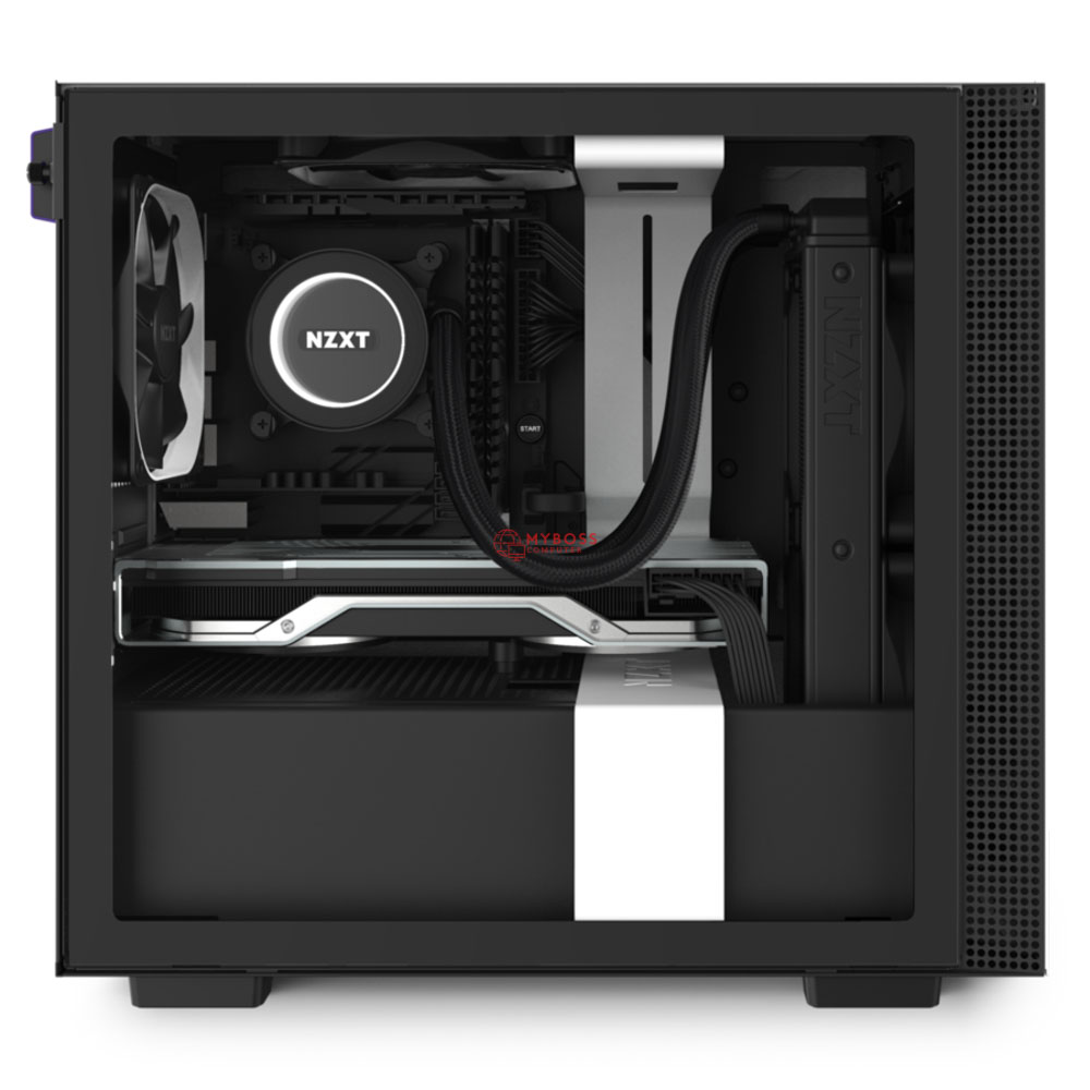 Vỏ Case NZXT H210 Mate White Trắng Đen 